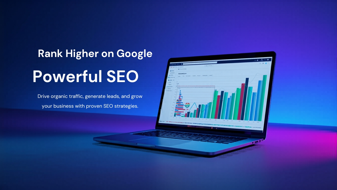 modern seo analytics youtube thumbnail