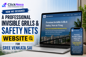 Professional Invisible Grills & Safety Nets Website for Sree Venkata Sai just Rs.299