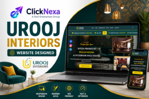 How We Designed a Premium Website for Urooj Interiors