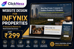 Real Estate Website Development Project just 299/-